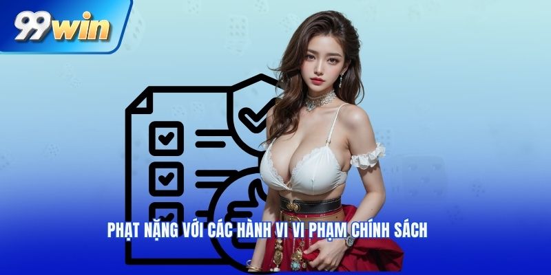 Phạt nặng với các hành vi vi phạm chính sách